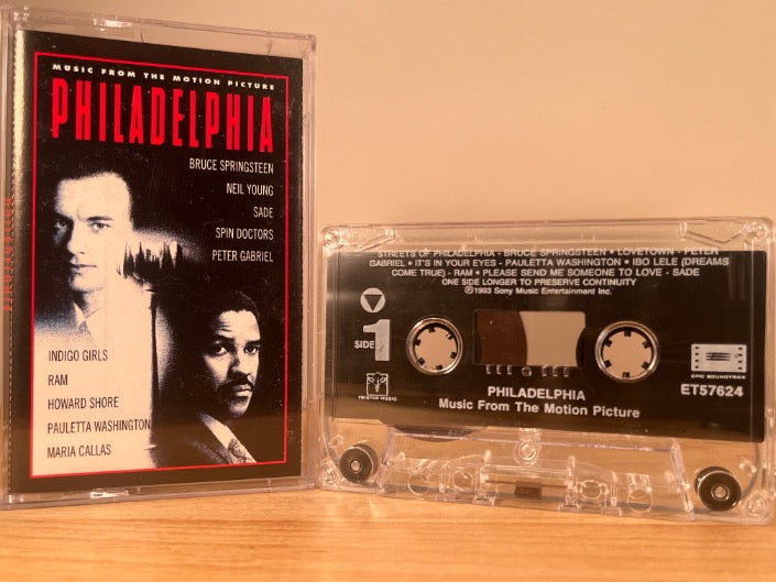 PHILADELPHIA - soundtrack - CASSETTE TAPE