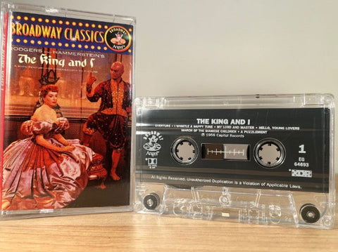 THE KING AND I - soundtrack - CASSETTE TAPE