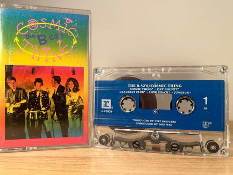 THE B-52’s - cosmic thing - CASSETTE TAPE