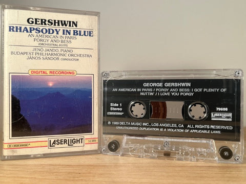 GEORGE GERSHWIN - rhapsody in blue - CASSETTE TAPE