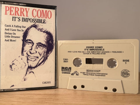 PERRY COMO - it’s impossible - CASSETTE TAPE