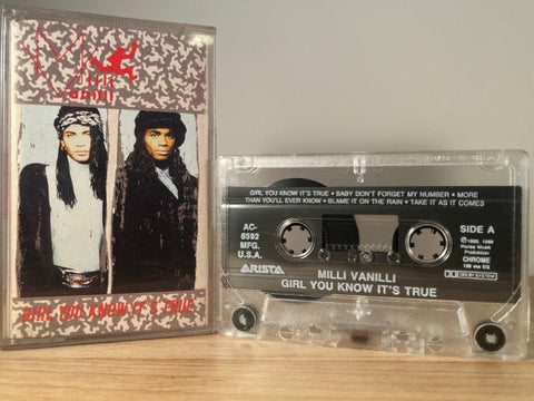 MILLI VANILLI - girl, you know it’s true - CASSETTE TAPE