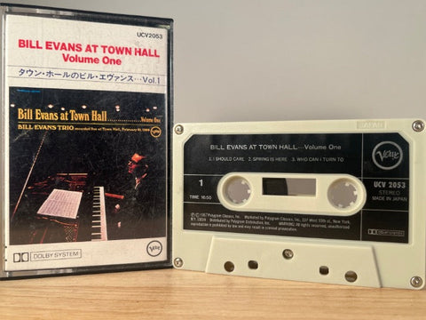 BILL EVANS - at town hall Vol.1 - CASSETTE TAPE