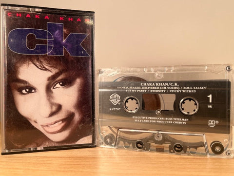 CHAKA KAHN - C.K. - CASSETTE TAPE