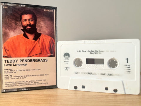 TEDDY PENDERGRASS - love language - CASSETTE TAPE