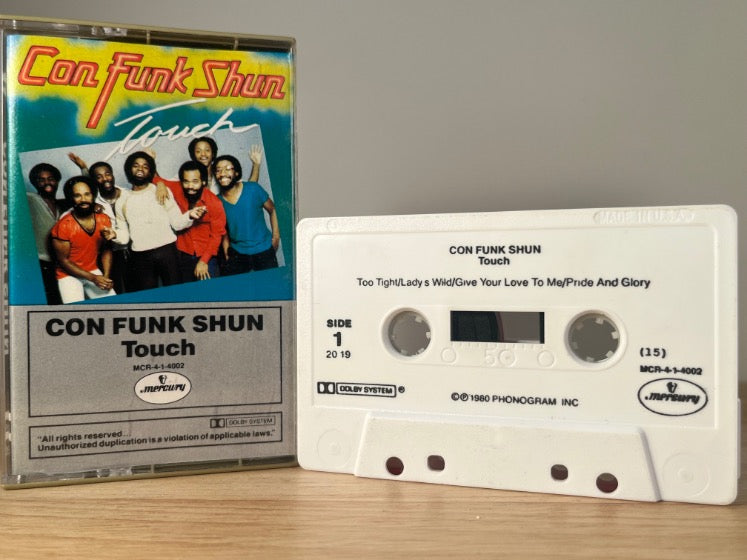 CON FUNK SHUN - touch - CASSETTE TAPE