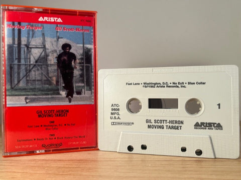 GIL SCOTT-HERON - moving target - CASSETTE TAPE