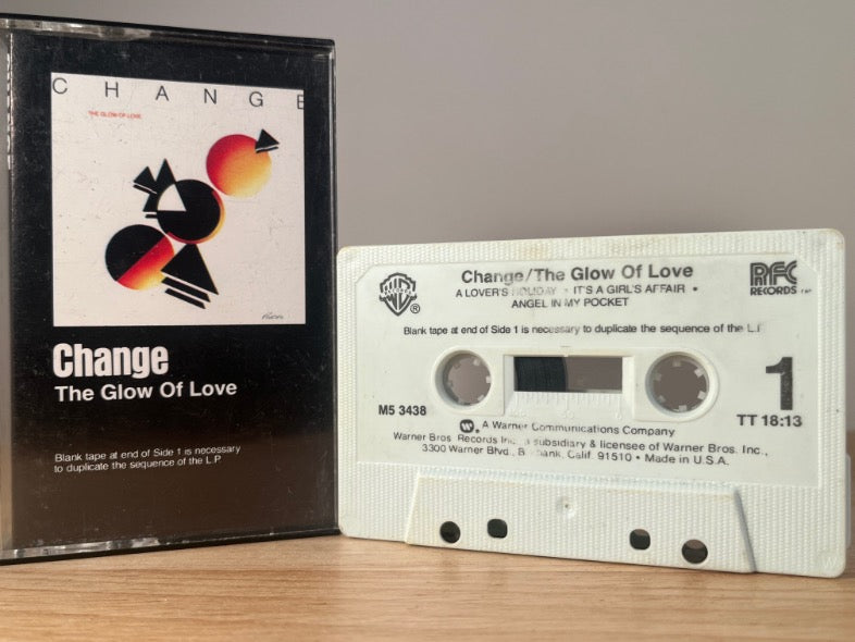 CHANGE - the glow of love - CASSETTE TAPE