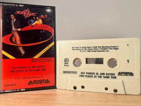 RAY PARKER JR. AND RAYDIO - two places at the same time - CASSETTE TAPE