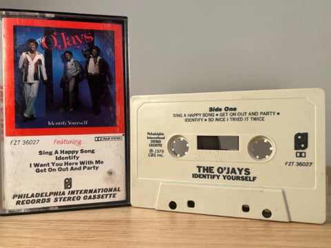 THE O’JAYS - identify yourself - CASSETTE TAPE