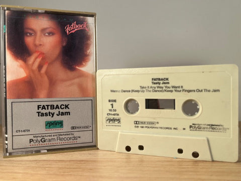 FATBACK - tasty jam - CASSETTE TAPE