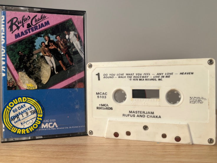 RUFUS AND CHAKA - masterjam - CASSETTE TAPE