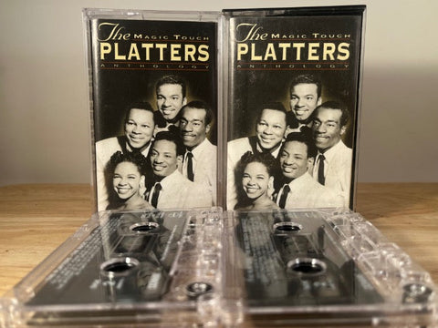 THE PLATTERS - anthology [double album] - CASSETTE TAPE