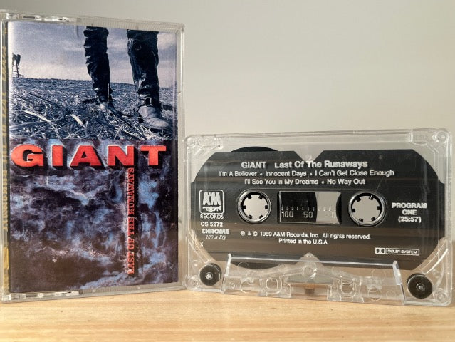 GIANT - last of the runaways - CASSETTE TAPE