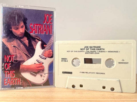 JOE SATRIANI - not of this earth - CASSETTE TAPE