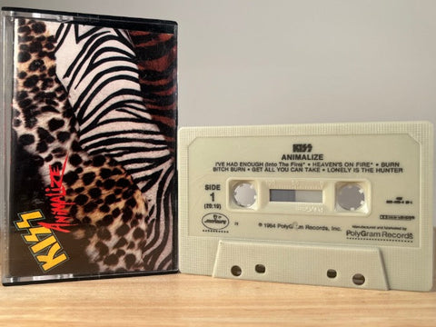 KISS - animalize - CASSETTE TAPE