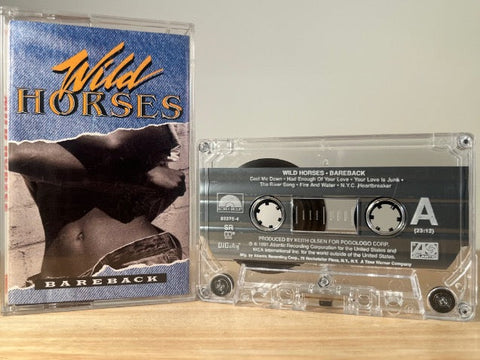 WILD HORSES - bareback - CASSETTE TAPE