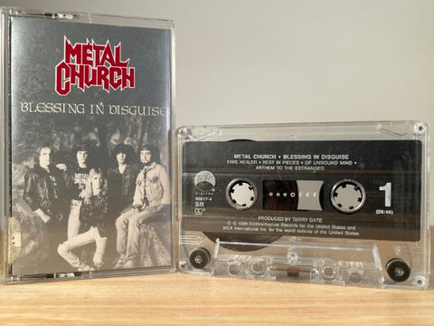 METAL CHURCH - blessing in disguise - CASSETTE TAPE