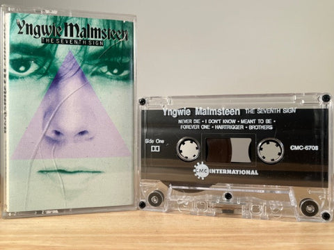 YNGWIE MALMSTEEN - the seventh sign - CASSETTE TAPE