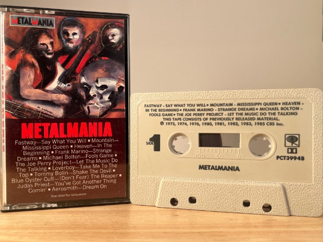 METALMANIA - various artists - CASSETTE TAPE