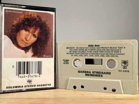 BARBRA STREISAND - memories - CASSETTE TAPE