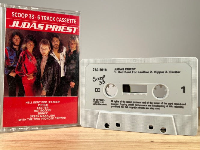 JUDAS PRIEST - scoop 33 6 track cassette - CASSETTE TAPE