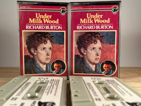 RICHARD BURTON - under milk wood [2 tapes] - CASSETTE TAPE