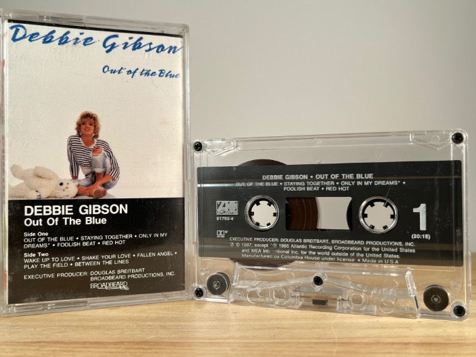 DEBBIE GIBSON - out of the blue - CASSETTE TAPE