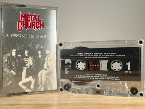 METAL CHURCH - blessing in disguise - CASSETTE TAPE