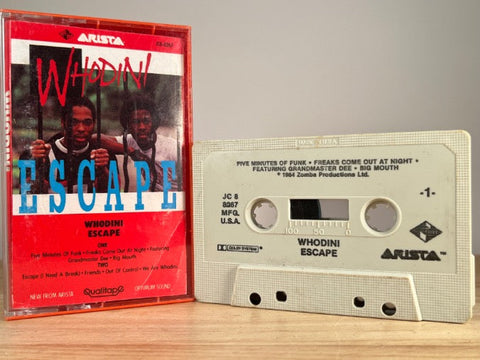 WHODINI - escape - CASSETTE TAPE