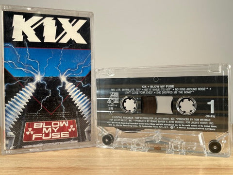 KIX - blow my fuse - CASSETTE TAPE