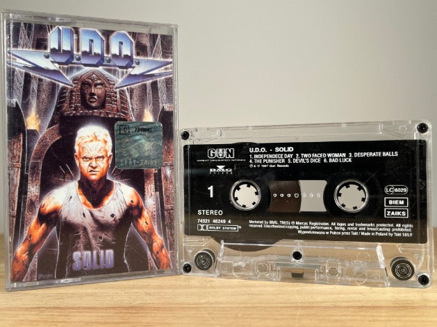 U.D.O. - solid - CASSETTE TAPE [poland]