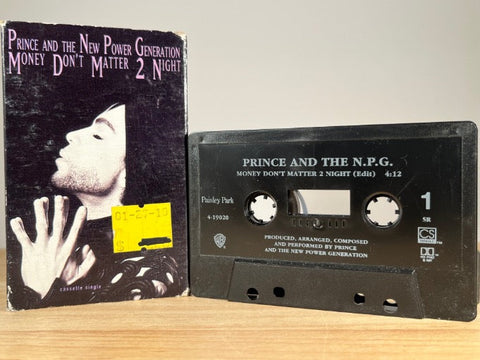 PRINCE AND THE N.P.G. - money don’t matter 2 night [cassingle] - CASSETTE TAPE