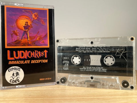 LUDICHRIST - immaculate deception - CASSETTE TAPE