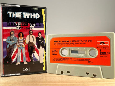 THE WHO - rarities vol.2 1970-1972 - CASSETTE TAPE