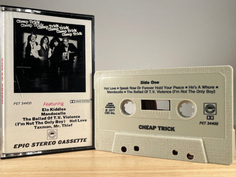 CHEAP TRICK - s/t - CASSETTE TAPE