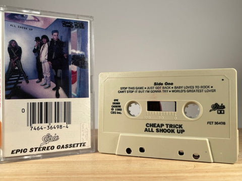 CHEAP TRICK - all shook up - CASSETTE TAPE