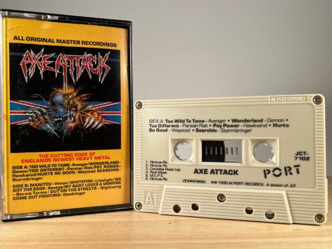 AXE ATTACKS - various artists - CASSETTE TAPE