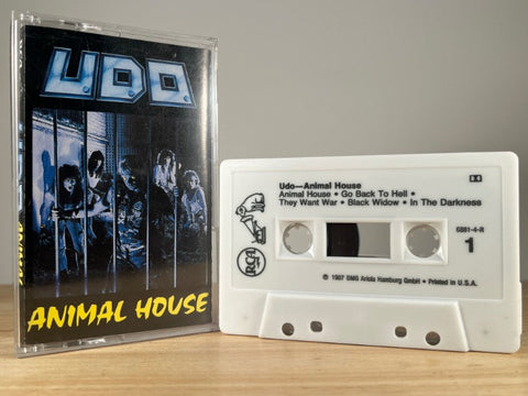 U.D.O. - animal house - CASSETTE TAPE