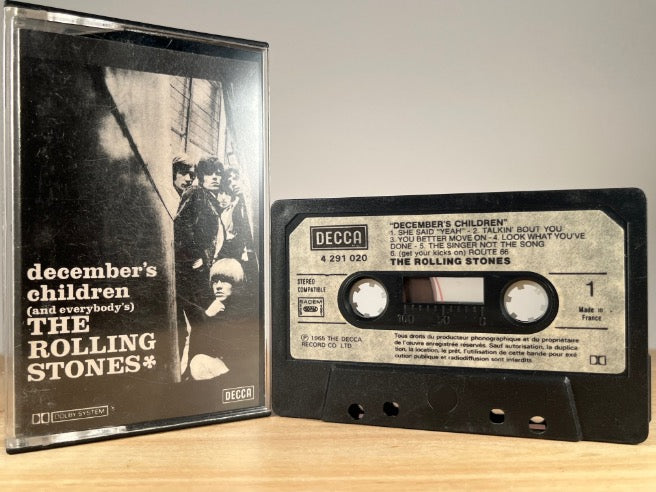 ROLLING STONES - Decembers children - CASSETTE TAPE [made in France]]