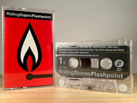 ROLLING STONES - flashpoint - CASSETTE TAPE