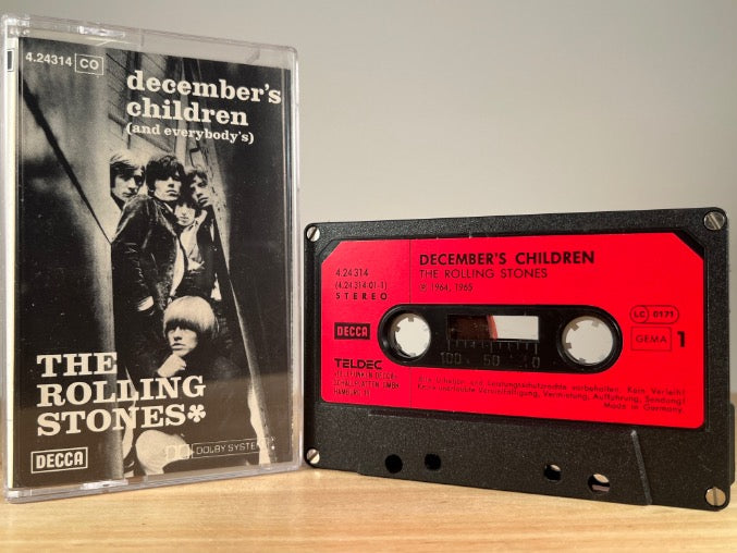 ROLLING STONES - Decembers children - CASSETTE TAPE [made in Germany]