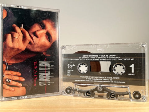 KEITH RICHARDS - talk is cheap - CASSETTE TAPE