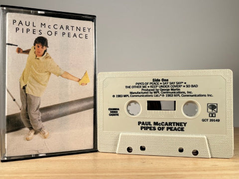 PAUL McCARTNEY - pipes of peace - CASSETTE TAPE