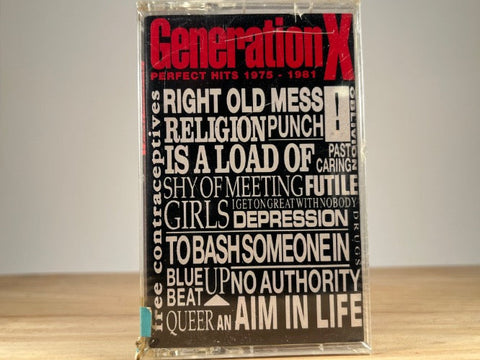 GENERATION X - perfect hits 1975-1981 - BRAND NEW CASSETTE TAPE