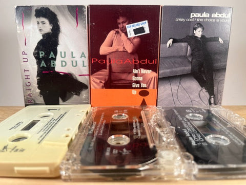 PAULA ABDUL - 3x cassingles - CASSETTE TAPE