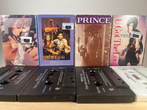 PRINCE - 4x cassingles - CASSETTE TAPE