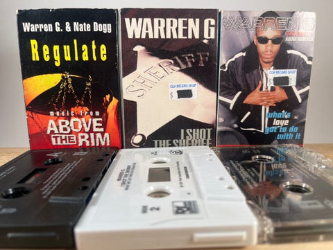 WARREN G - 3x cassingles - CASSETTE TAPE