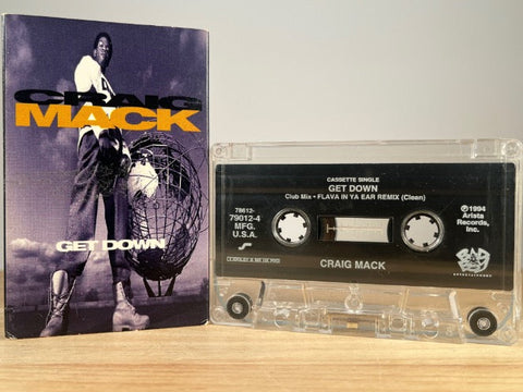 CRAIG MACK - get down [cassingle] - CASSETTE TAPE