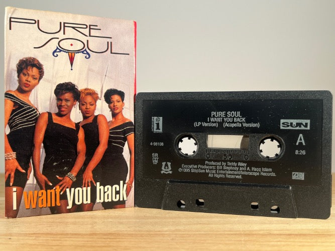 PURE SOUL - I want you back [cassingle] - CASSETTE TAPE